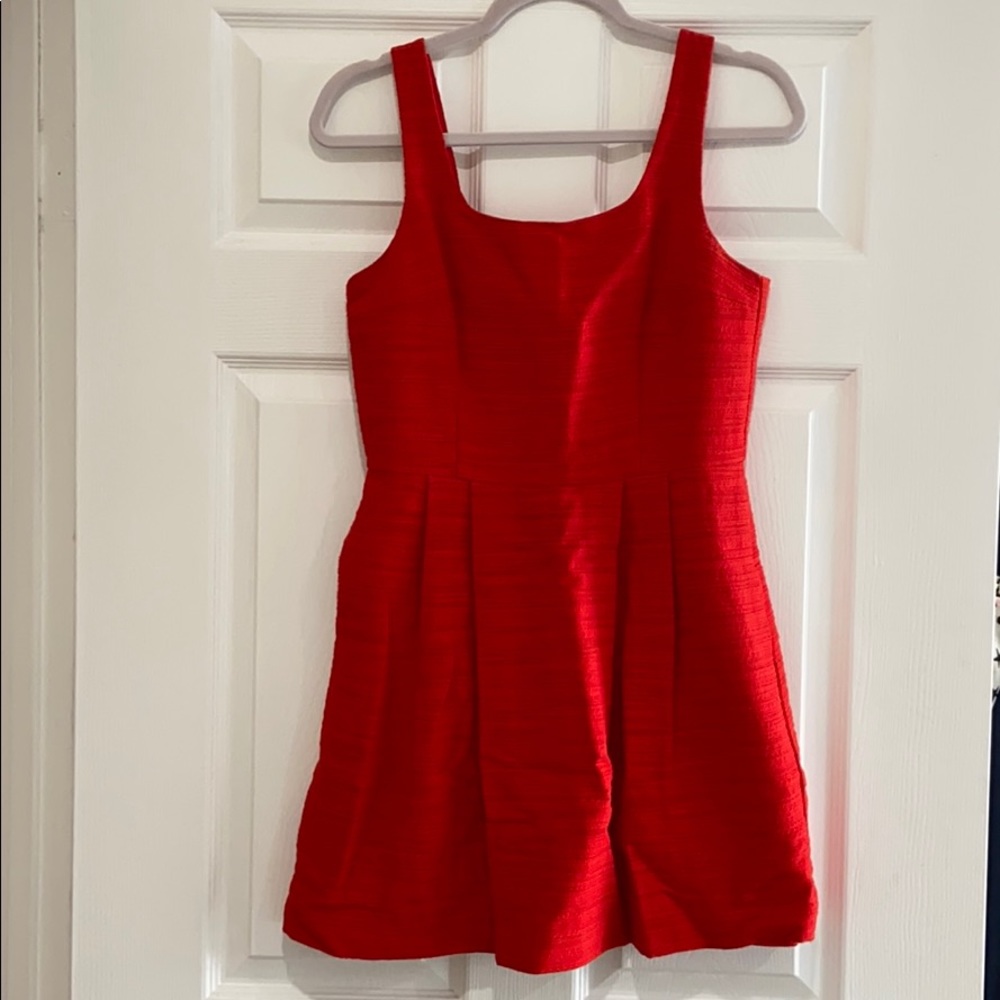 Red-Orange Mini Dress